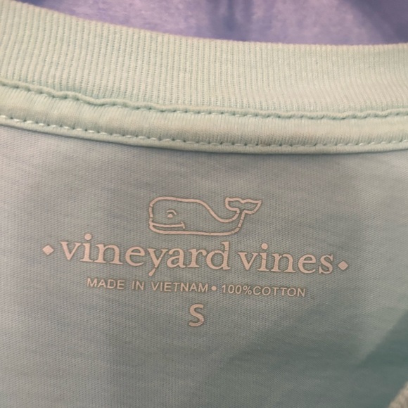 Vineyard Vines Men's Short-Sleeve Pocket Tee Light Mint size small - Picture 4 of 6